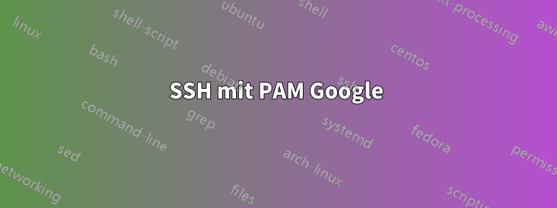 SSH mit PAM Google