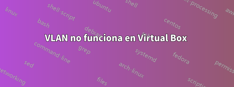 VLAN no funciona en Virtual Box