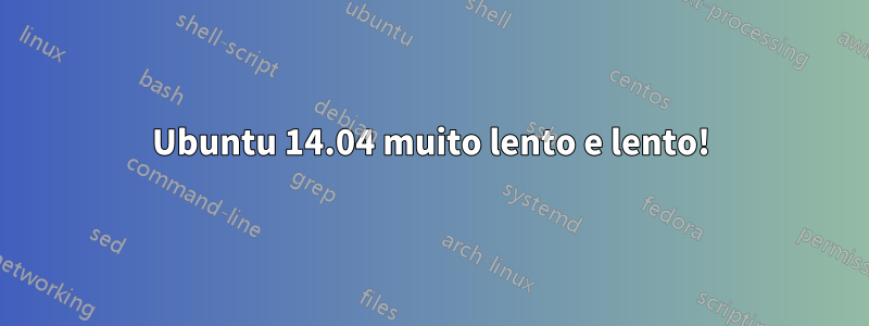 Ubuntu 14.04 muito lento e lento!