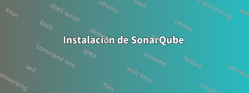 Instalación de SonarQube