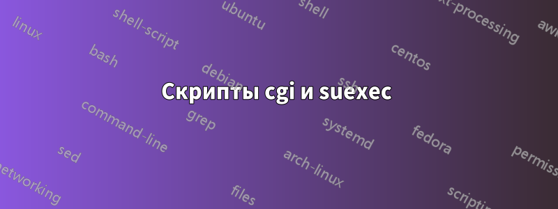 Скрипты cgi и suexec