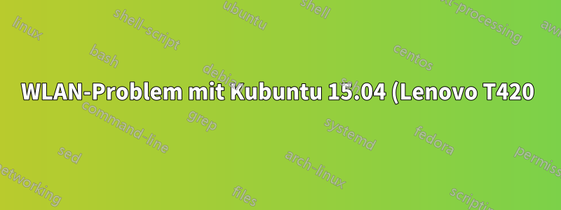 WLAN-Problem mit Kubuntu 15.04 (Lenovo T420)