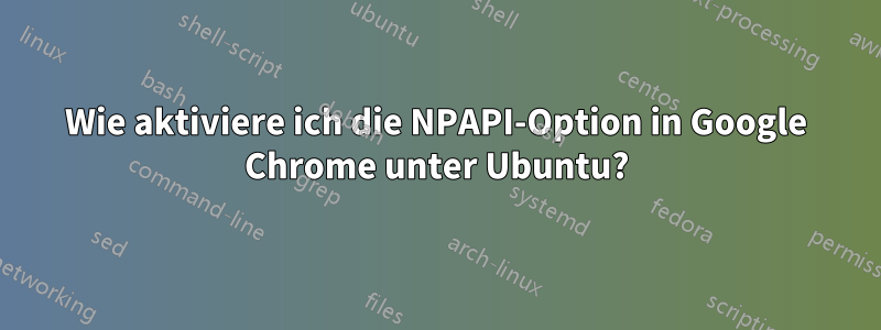 Wie aktiviere ich die NPAPI-Option in Google Chrome unter Ubuntu?