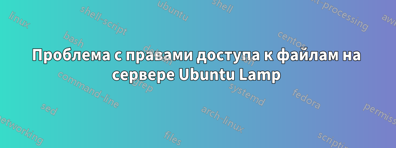 Проблема с правами доступа к файлам на сервере Ubuntu Lamp