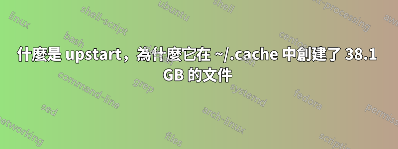 什麼是 upstart，為什麼它在 ~/.cache 中創建了 38.1 GB 的文件