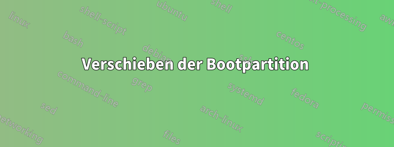 Verschieben der Bootpartition