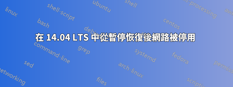 在 14.04 LTS 中從暫停恢復後網路被停用