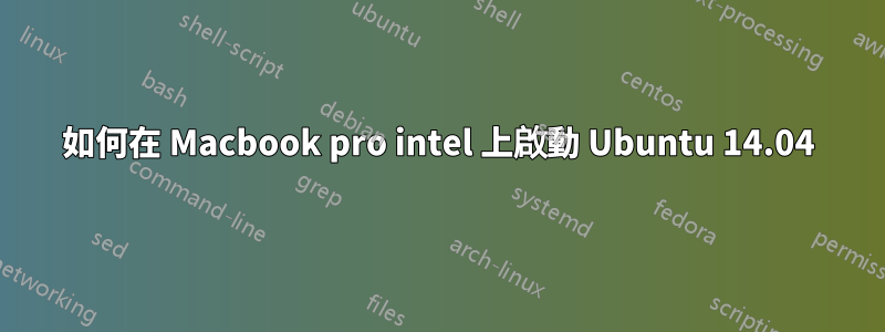 如何在 Macbook pro intel 上啟動 Ubuntu 14.04