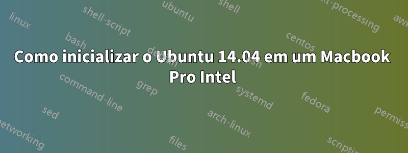 Como inicializar o Ubuntu 14.04 em um Macbook Pro Intel