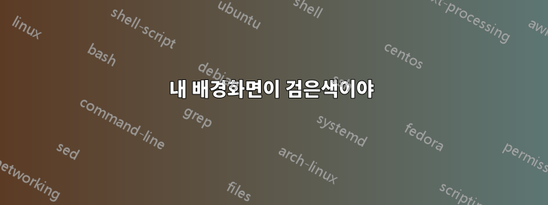 내 배경화면이 검은색이야