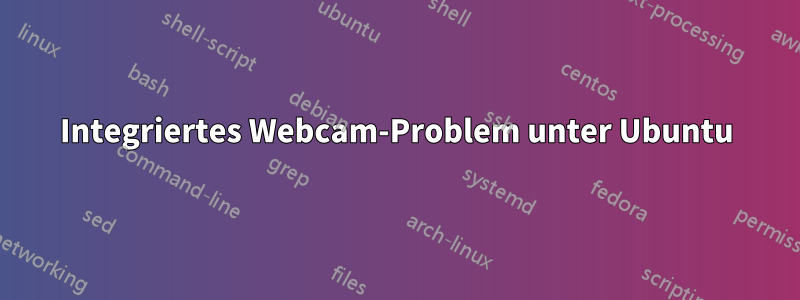 Integriertes Webcam-Problem unter Ubuntu