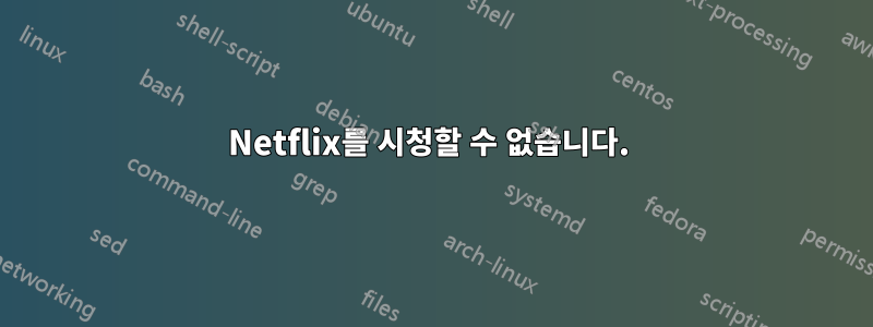 Netflix를 시청할 수 없습니다. 