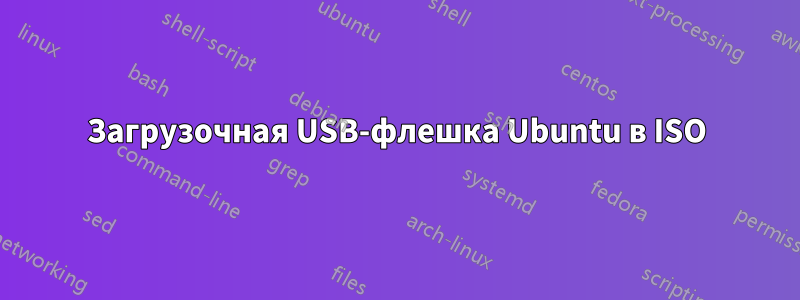 Загрузочная USB-флешка Ubuntu в ISO