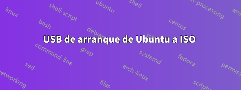 USB de arranque de Ubuntu a ISO