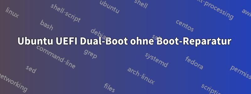 Ubuntu UEFI Dual-Boot ohne Boot-Reparatur