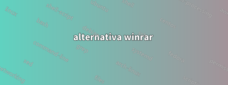 alternativa winrar