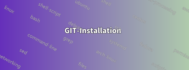 GIT-Installation 