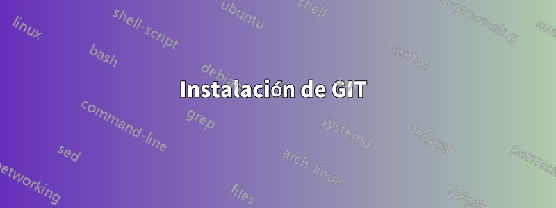 Instalación de GIT 