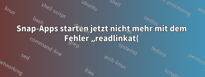 Snap-Apps starten jetzt nicht mehr mit dem Fehler „readlinkat() kann nicht ausgeführt werden“