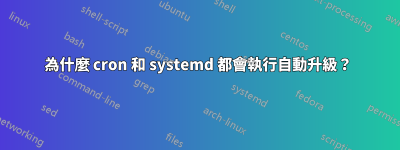 為什麼 cron 和 systemd 都會執行自動升級？