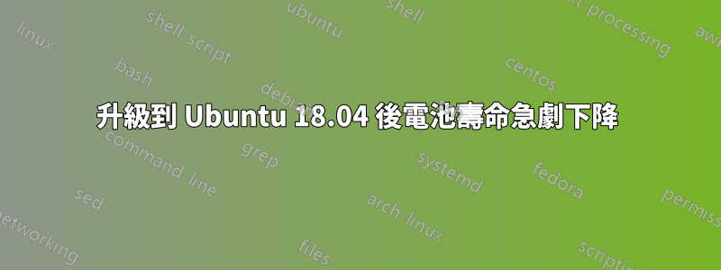 升級到 Ubuntu 18.04 後電池壽命急劇下降