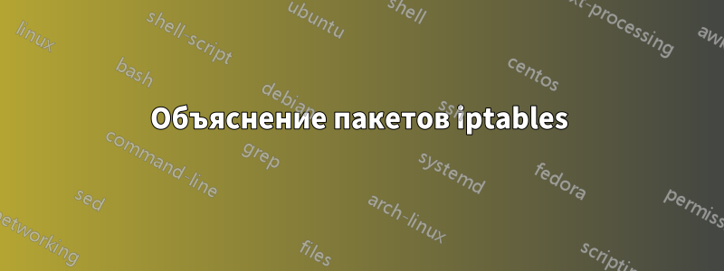 Объяснение пакетов iptables