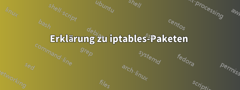 Erklärung zu iptables-Paketen