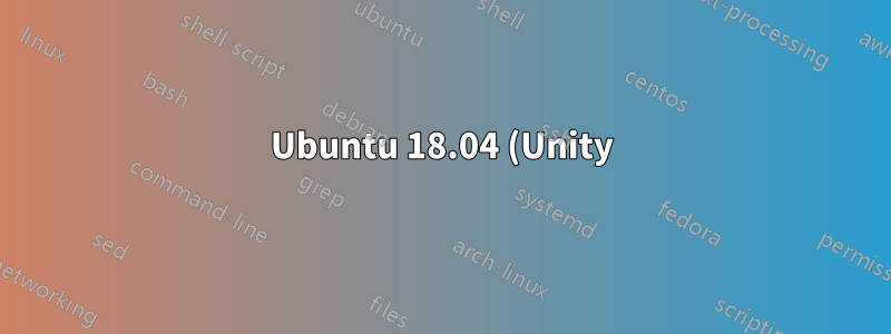 Ubuntu 18.04 (Unity) Terminalverknüpfung funktioniert nicht