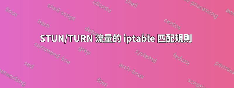 STUN/TURN 流量的 iptable 匹配規則