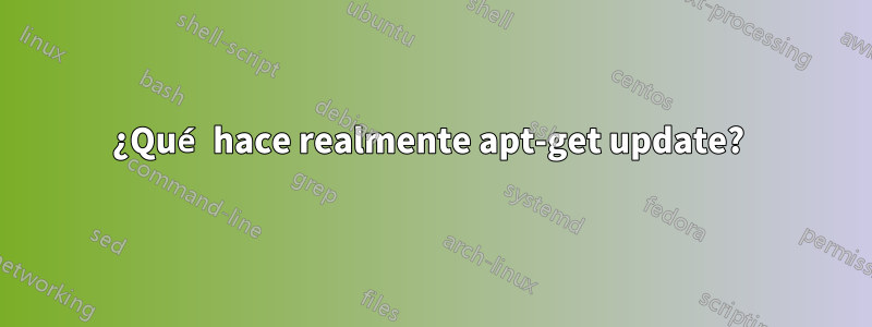 ¿Qué hace realmente apt-get update? 