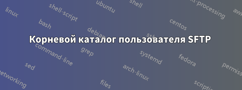 Корневой каталог пользователя SFTP