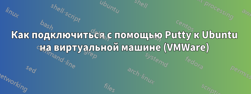 Как подключиться с помощью Putty к Ubuntu на виртуальной машине (VMWare)