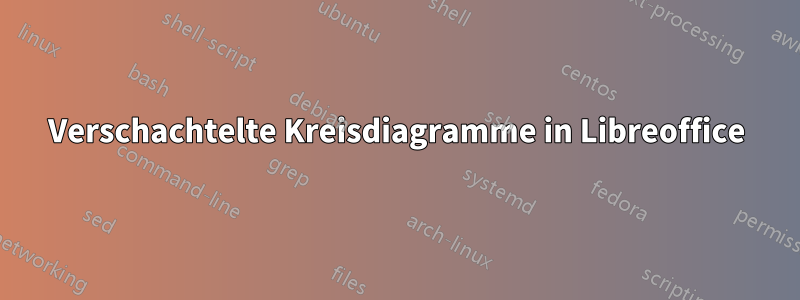 Verschachtelte Kreisdiagramme in Libreoffice