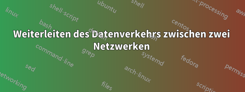 Weiterleiten des Datenverkehrs zwischen zwei Netzwerken