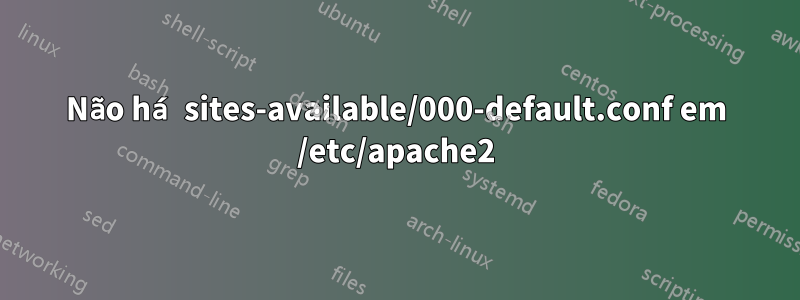 Não há sites-available/000-default.conf em /etc/apache2