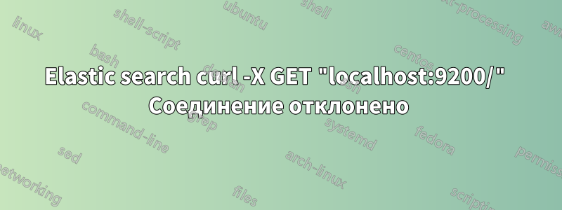 Elastic search curl -X GET "localhost:9200/" Соединение отклонено