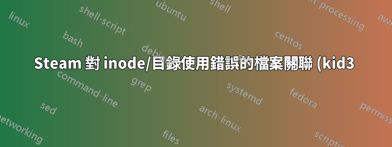 Steam 對 inode/目錄使用錯誤的檔案關聯 (kid3)