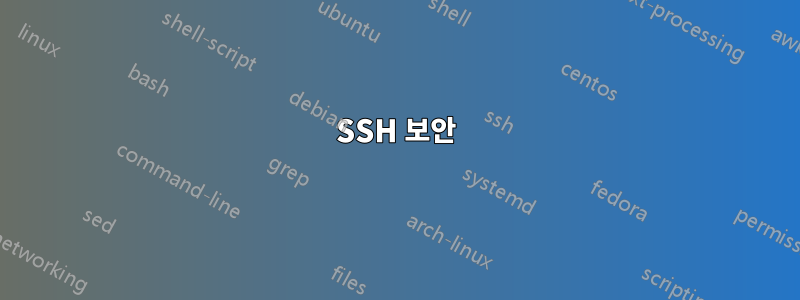 SSH 보안