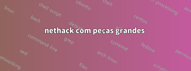 nethack com peças grandes