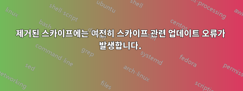 제거된 스카이프에는 여전히 스카이프 관련 업데이트 오류가 발생합니다.