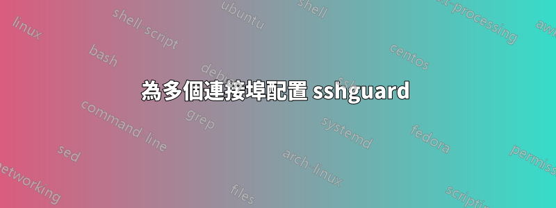 為多個連接埠配置 sshguard