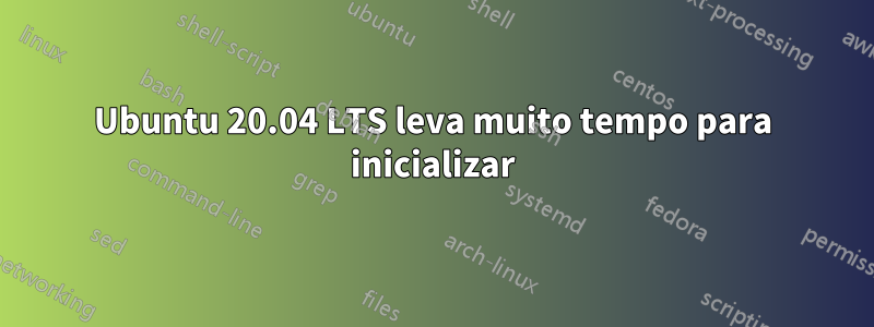 Ubuntu 20.04 LTS leva muito tempo para inicializar
