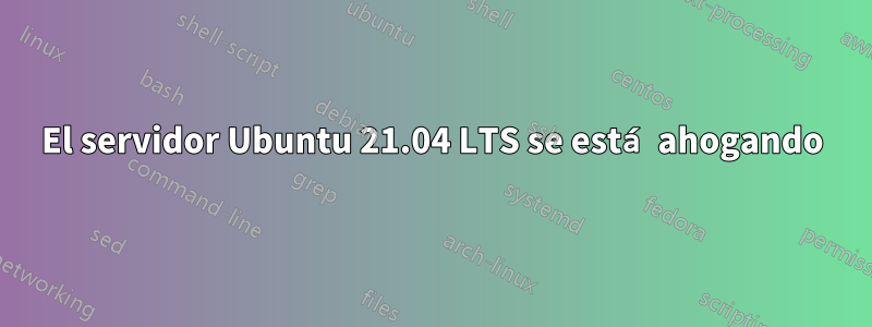 El servidor Ubuntu 21.04 LTS se está ahogando