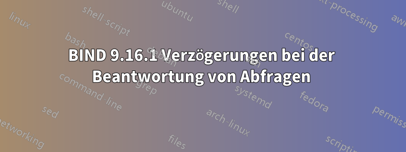 BIND 9.16.1 Verzögerungen bei der Beantwortung von Abfragen