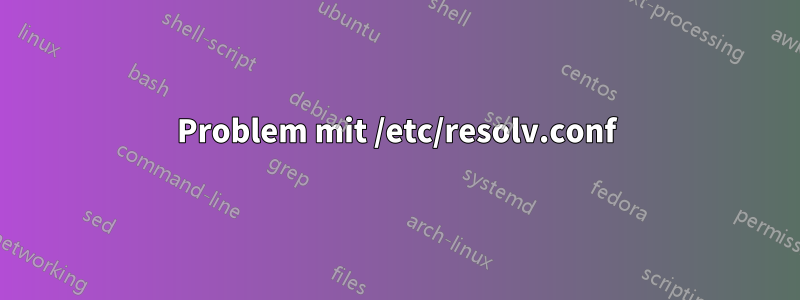 Problem mit /etc/resolv.conf