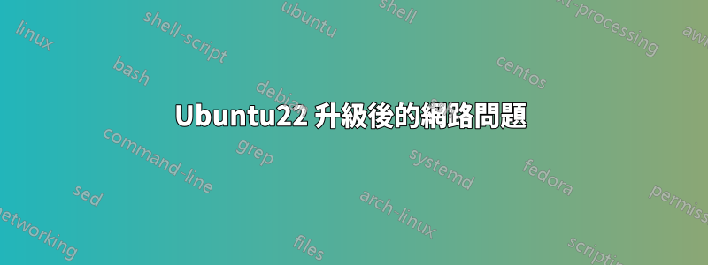 Ubuntu22 升級後的網路問題