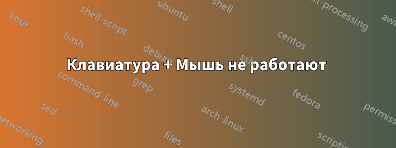 Клавиатура + Мышь не работают