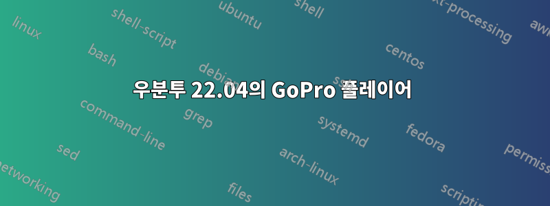 우분투 22.04의 GoPro 플레이어