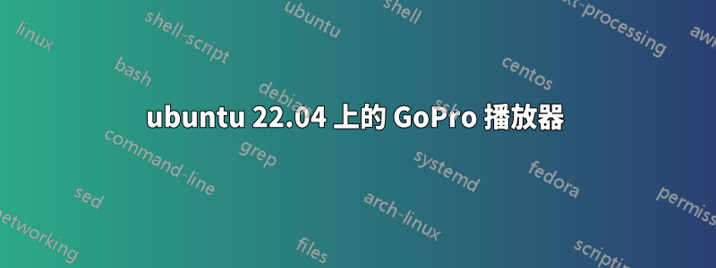 ubuntu 22.04 上的 GoPro 播放器