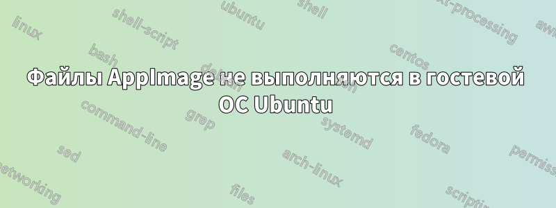 Файлы AppImage не выполняются в гостевой ОС Ubuntu